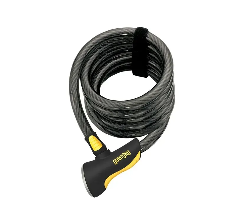 Onguard Akita 8039 1200x12mm Cable Lock in Black/Yellow