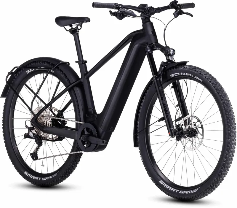 2023 Cube Reaction Hybrid SLX 750 Allroad Hardtail E-MTB - Black/Reflex -1