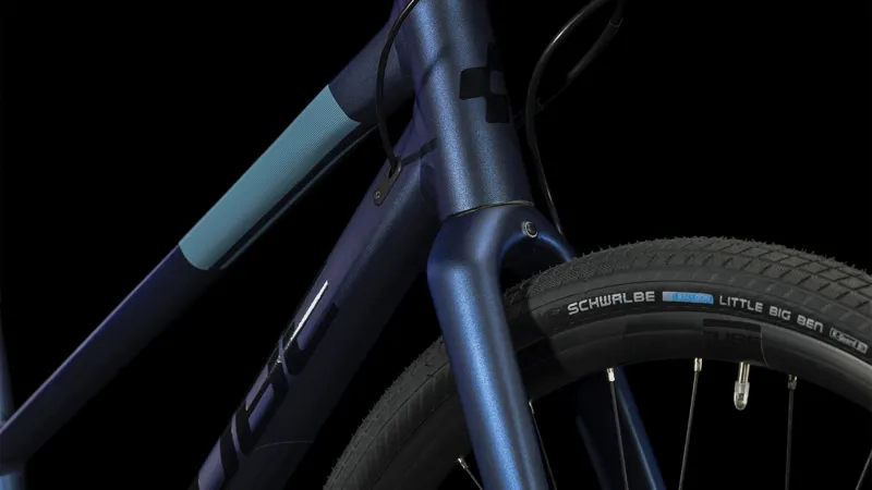 2023 Cube Nulane Trekking / Gravel Bike - Velvet Blue / Black -3