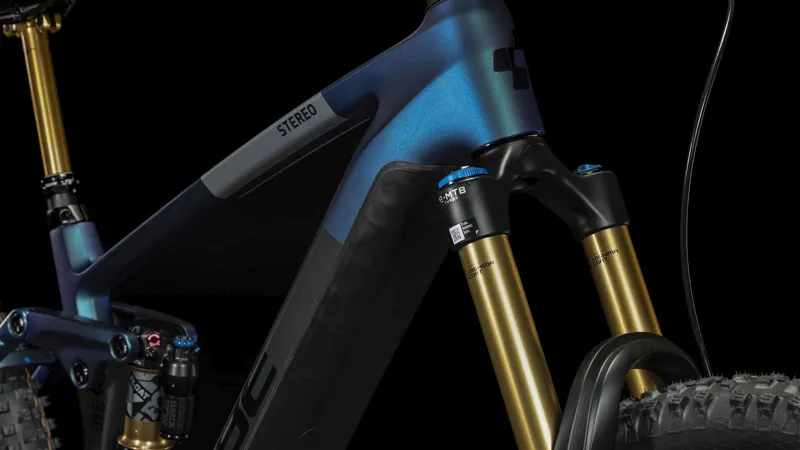 2023 Cube Stereo Hybrid 160 HPC SLT 750 Carbon Full-Sus E-MTB - Nebula / Carbon-4