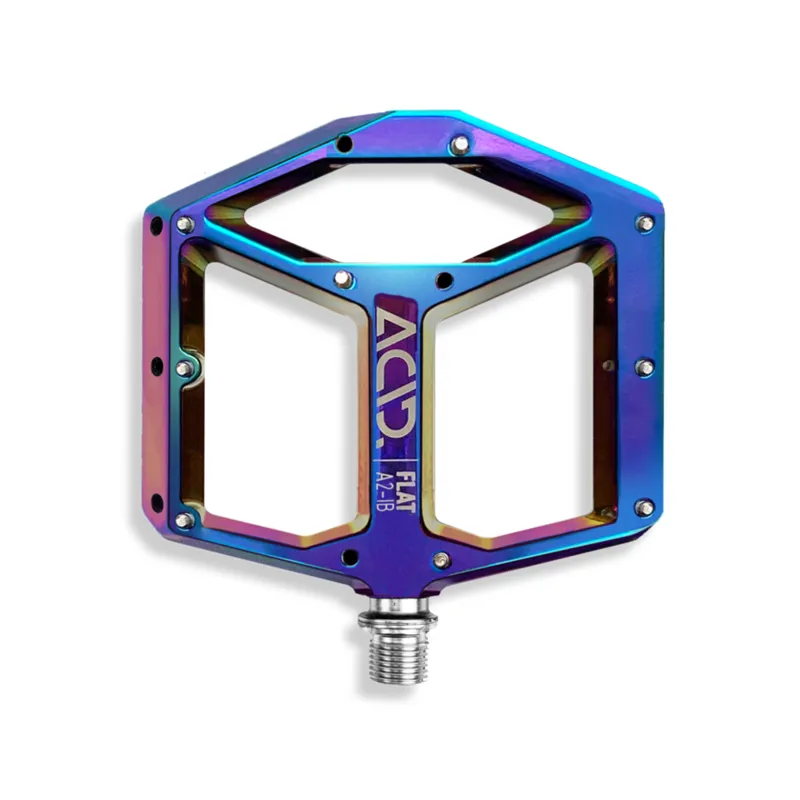 Acid Flat A2-IB Pedals in Oil Slick