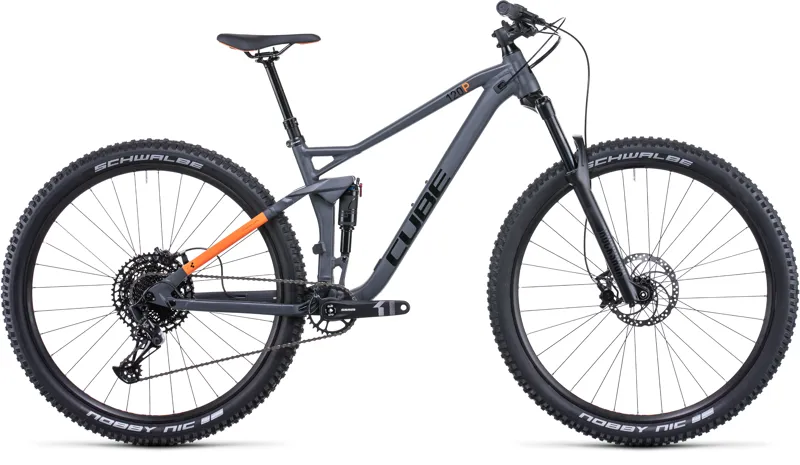 Cube Stereo 120 Pro Mountain Bike - Grey