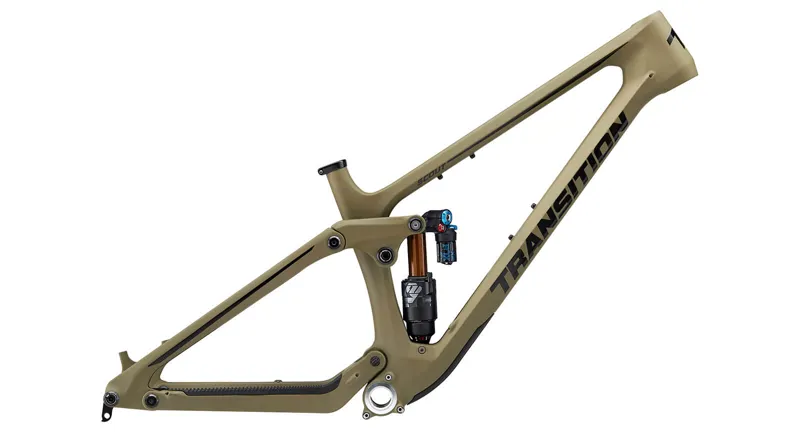 2021 Transition Scout Carbon Mountain Bike Frameset in Olive Green