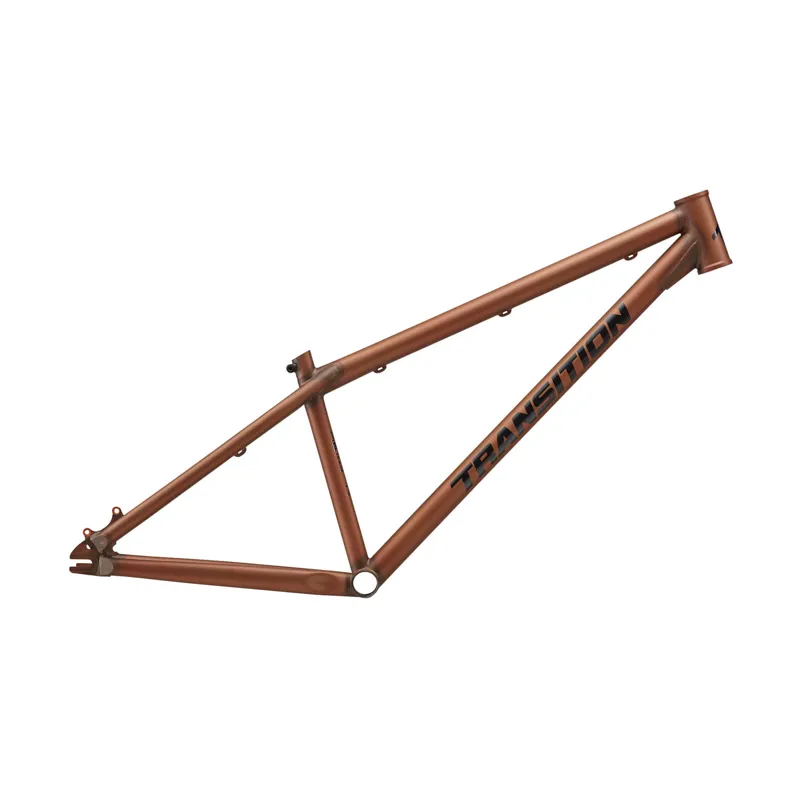 Transition PBJ Steel Hardtail Frameset - Transparent Copper