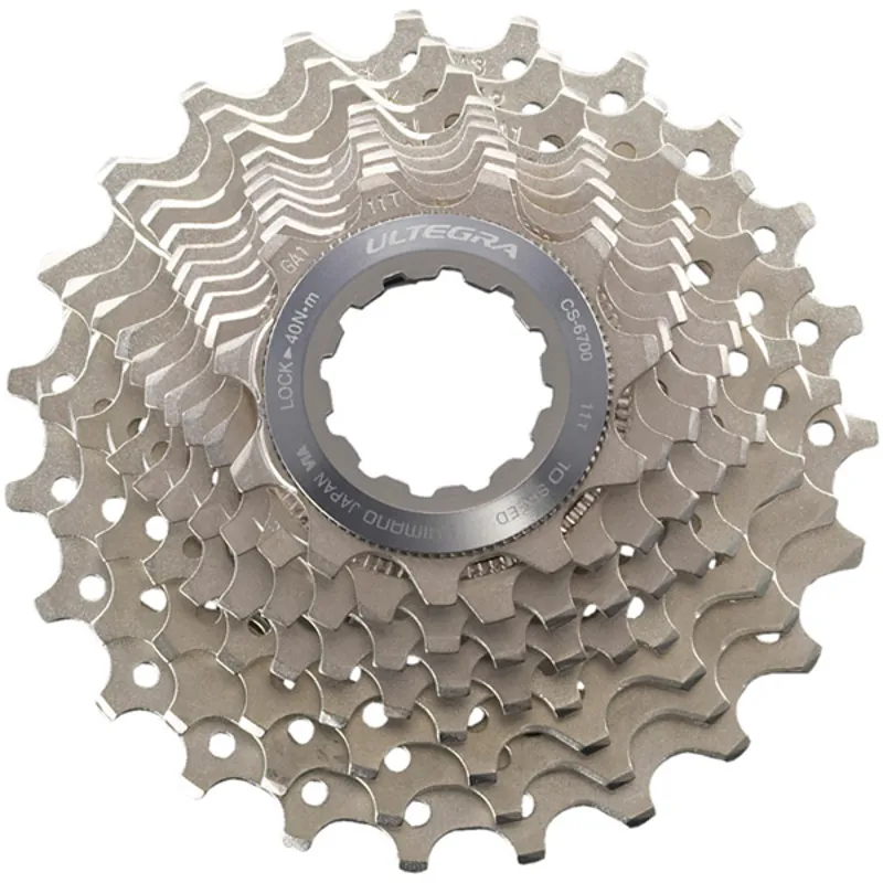 Shimano Ultegra CS-6700 10-Speed Road Cassette in Silver