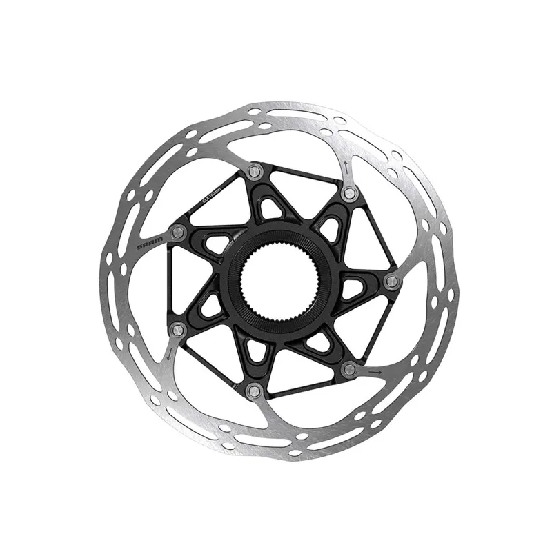SRAM ROTOR CENTERLINE 2 PIECE CENTERLOCK BLACK ROUNDED