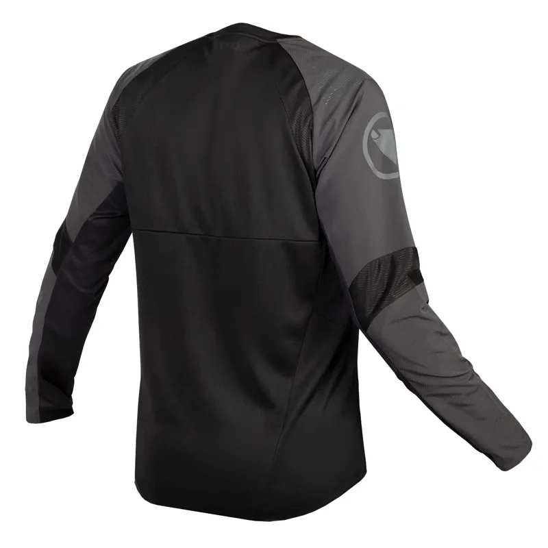 Endura MT500 Burner Long Sleeved MTB Jersey - Black-1