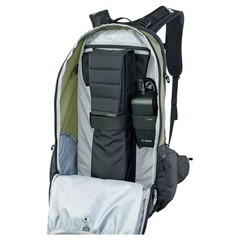 Evoc Fr Tour E-Ride Protector Backpack in Olive-5
