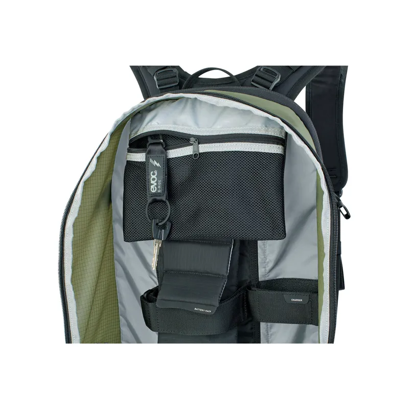 Evoc Fr Tour E-Ride Protector Backpack in Olive-7