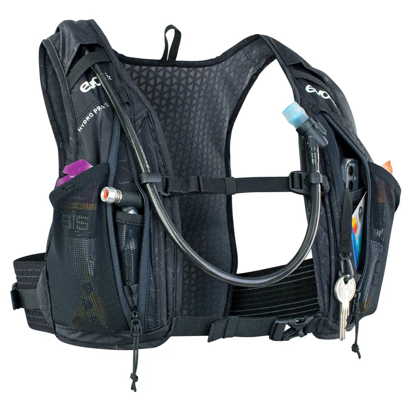 Evoc Hydro Pro 3L Hydration Pack + 1.5L Bladder - Black-3