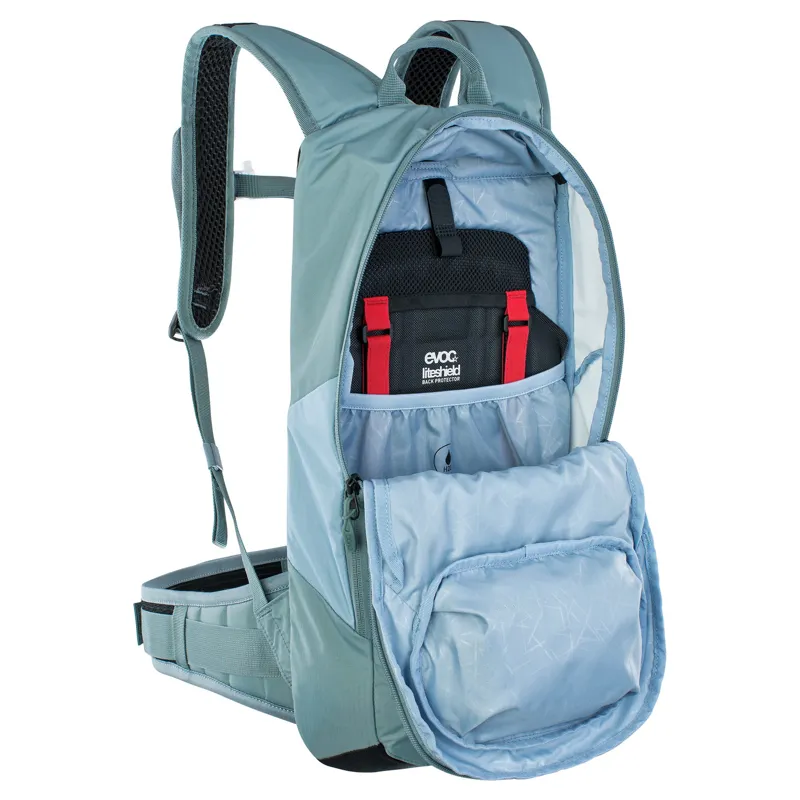 Evoc Fr Lite Race Protector Backpack in Blue-3