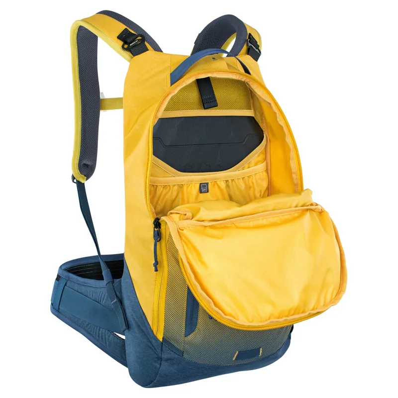 Evoc Trail Pro 10L Protector Backpack in Yellow-4