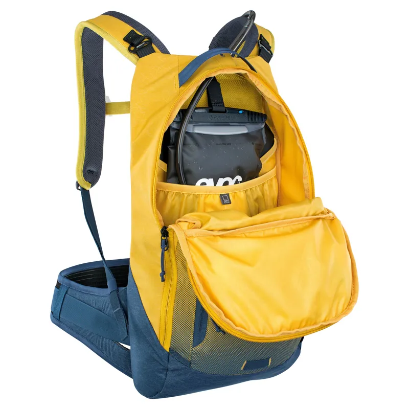 Evoc Trail Pro 10L Protector Backpack in Yellow-3