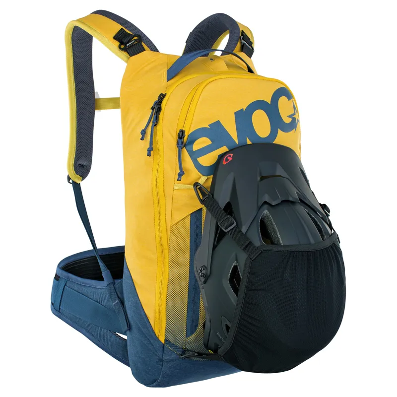 Evoc Trail Pro 10L Protector Backpack in Yellow-1