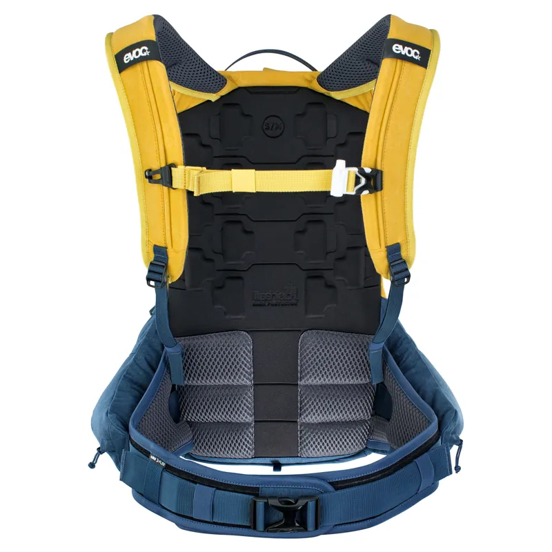 Evoc Trail Pro 16L Protector Backpack in Yellow-7