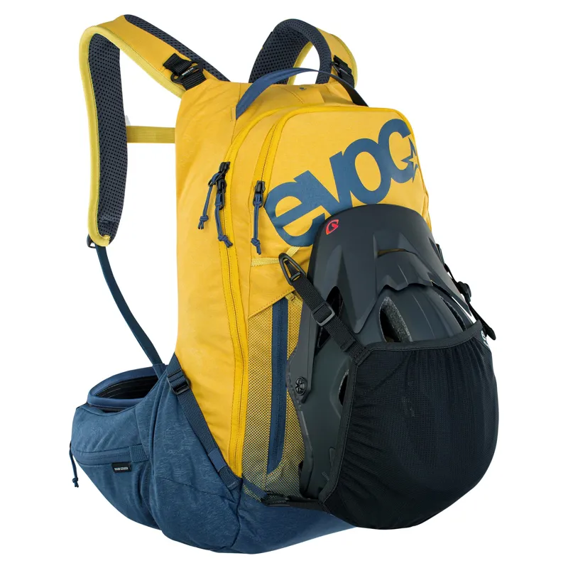 Evoc Trail Pro 16L Protector Backpack in Yellow-1
