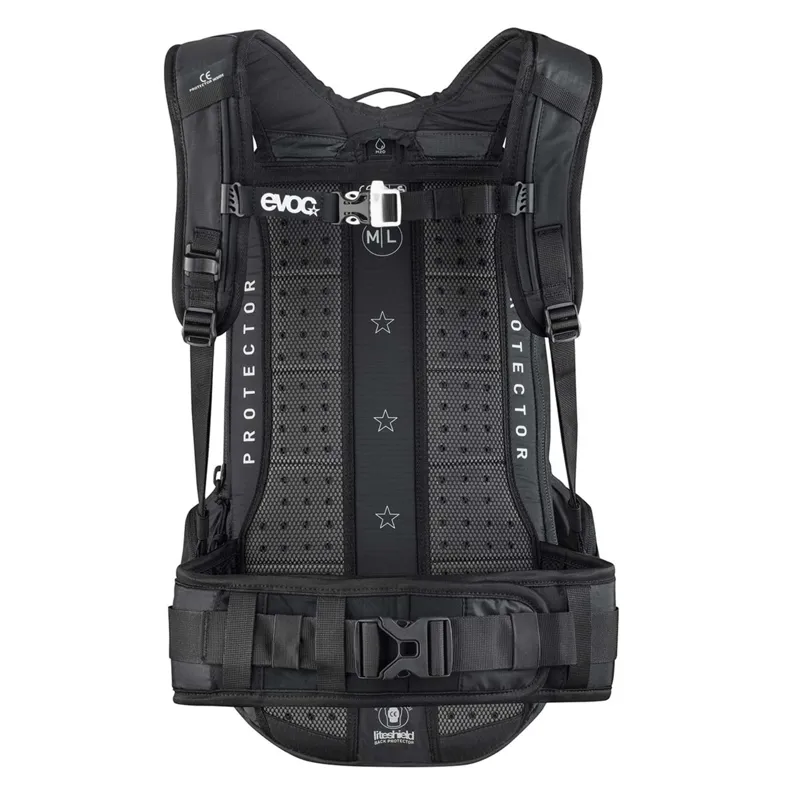 Evoc Medium/Large Fr Tour Protector Backpack In Black-4