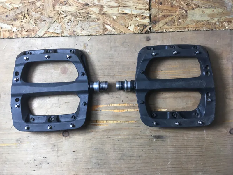 HT  PA03A Nylon Pedals Ex-Hire Black Mountain Bike Pedals-1