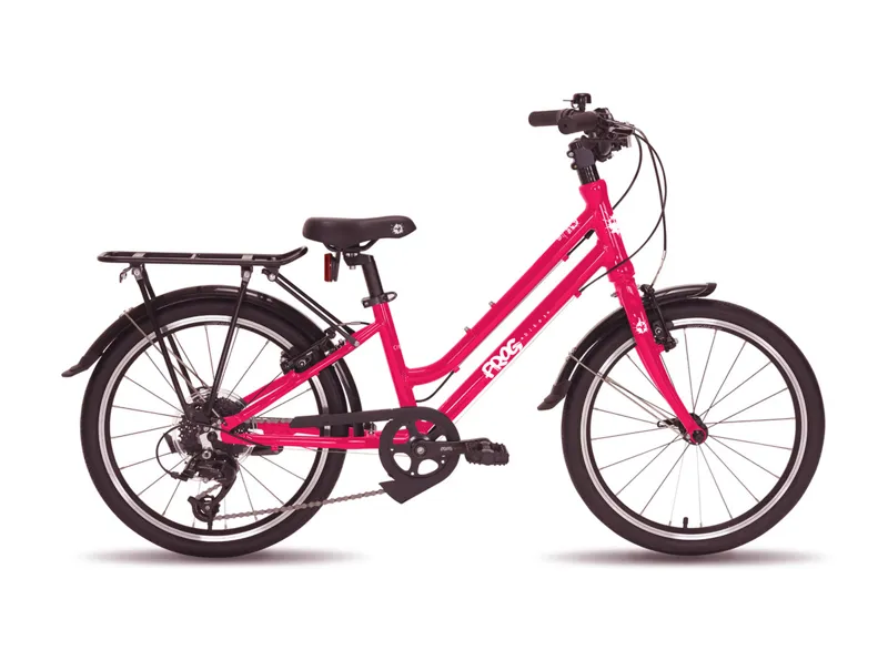 Frog City 53 - 20 Inch Kids Hybrid Bike - Pink