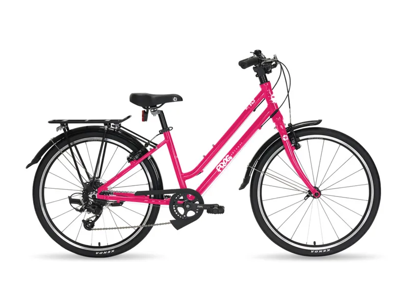 Frog City 61 - 24 Inch Kids Hybrid Bike - Pink