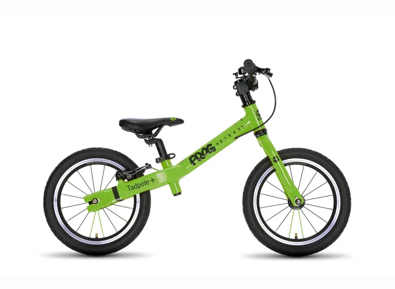 Frog Tadpole Plus - 14 Inch Kids Balance Bike - Green