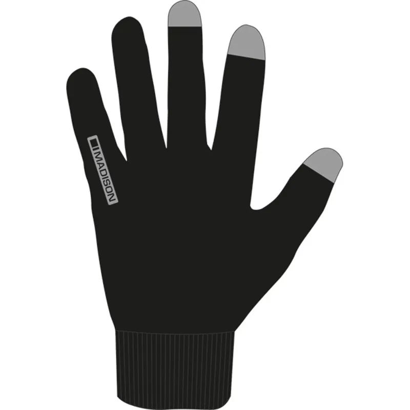 Madison Unisex Isoler Merino Thermal Cycling Gloves In Black