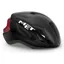 MET Strale Road Cycling Helmet - Metallic Black / Red