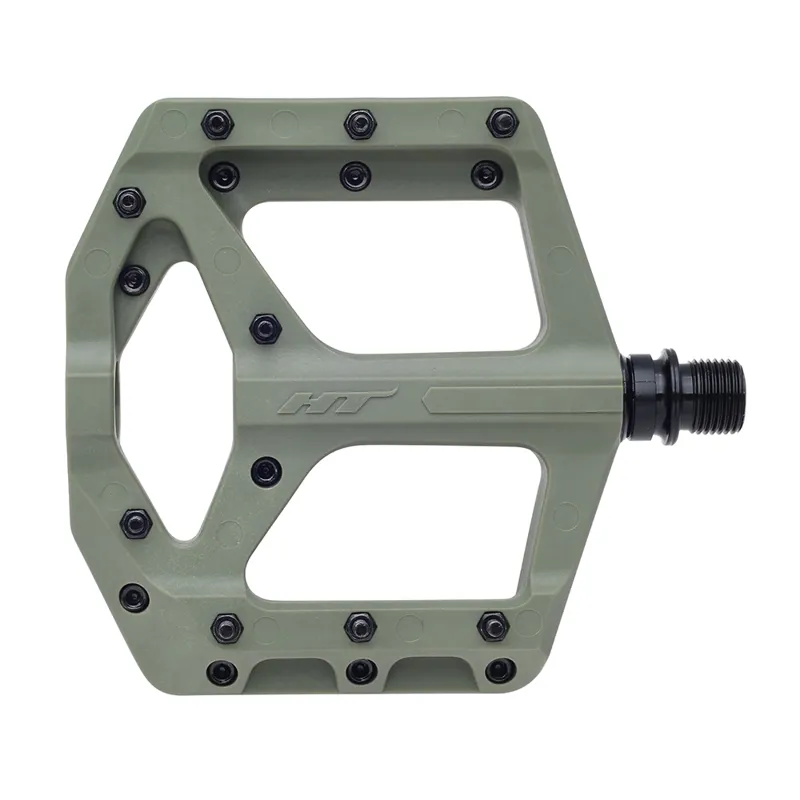 HT PA32 Supreme-C MTB Pedals 9/16 - Olive Green