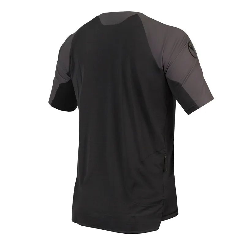 Endura GV500 Foyle Short Sleeve Gravel Cycling T-Shirt - Black-1