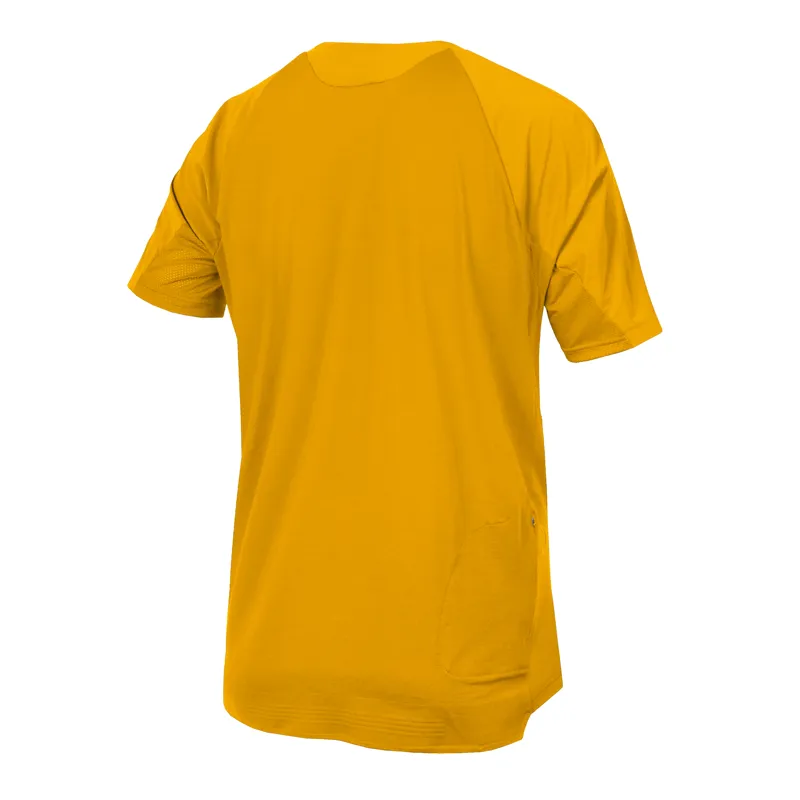 Endura GV500 Foyle Short Sleeve Gravel T-Shirt - Mustard-1