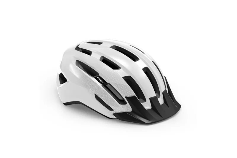MET Downtown MTB / Road / Commuter Cycling Helmet - White