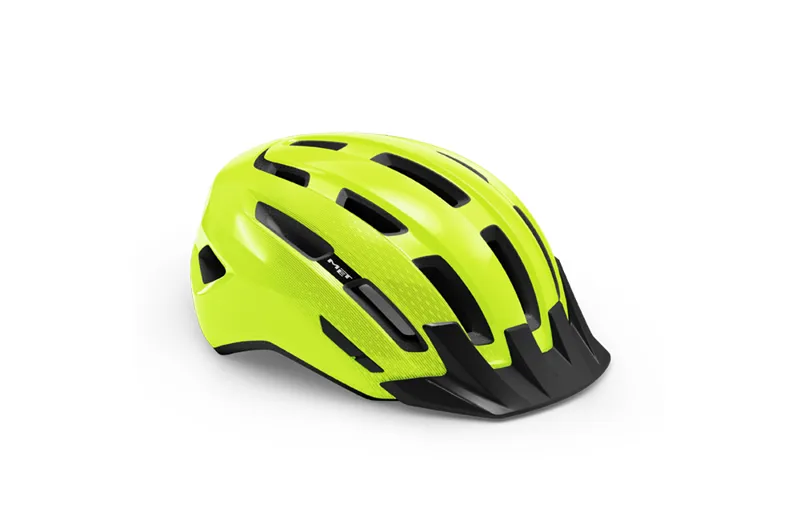  MET Downtown MTB / Road / Commuter Cycling Helmet - Yellow