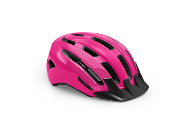 MET Downtown MTB / Road / Commuter Cycling Helmet - Small/Medium - Pink 