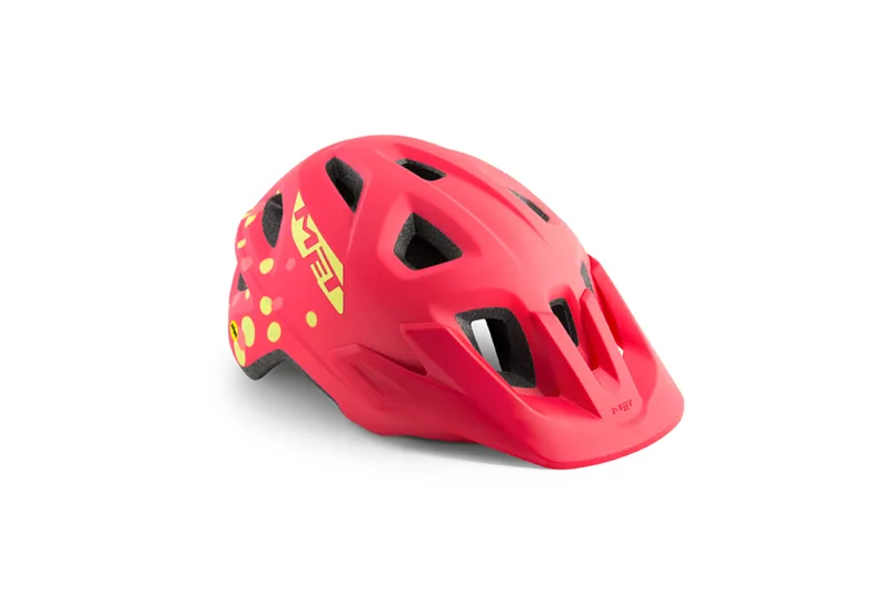 MET Eldar MIPS Kids / Youth MTB Helmet - Pink Polka Dots - 52-57cm	