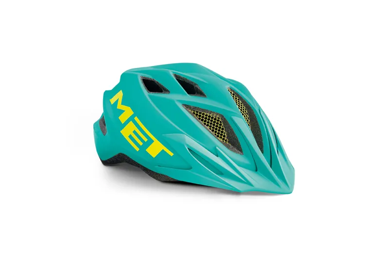 MET Crackerjack Emerald Green Youth Bike Cycle Helmet Unisize 52-57cm	