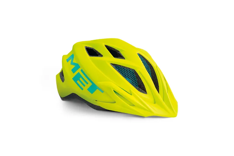 MET Crackerjack Childrens Bike Helmet - Unisize 52-57cm - Safety Yellow