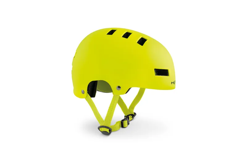 MET Yoyo Youth / Kids BMX Helmet - Safety Yellow