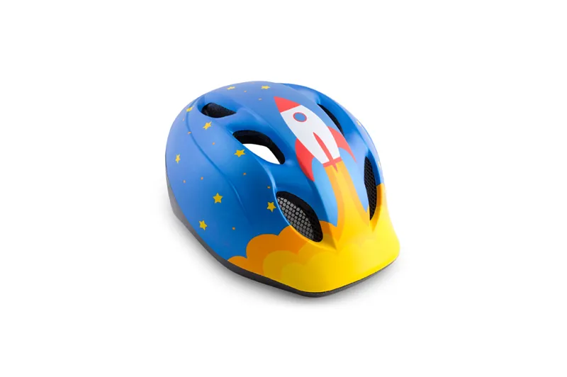 MET Super Buddy Blue Rocket Childs Bike Cycle Helmet 52-57cm