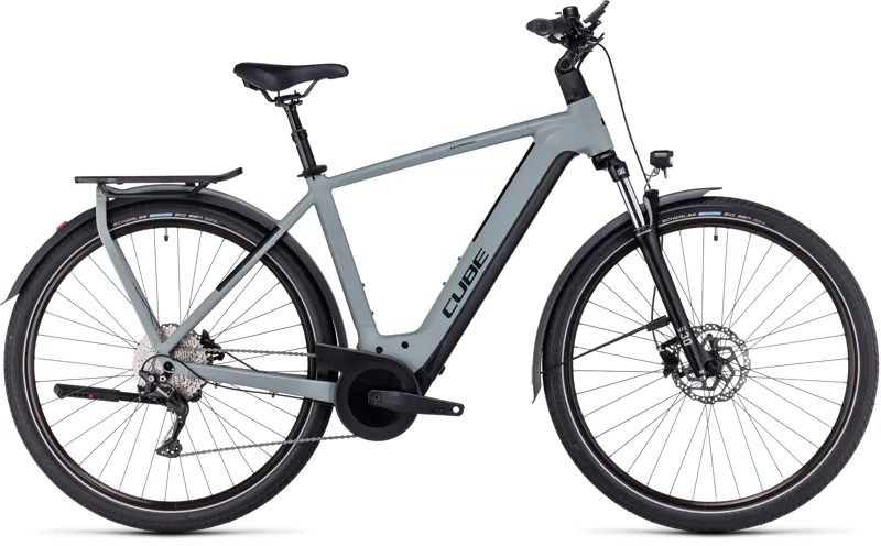 2023 Cube Kathmandu Hybrid One 750 - Electric Hybrid Bike - SwampGrey/Black