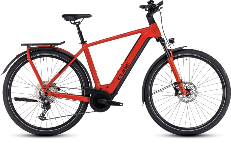 2023 Cube Kathmandu Hybrid Exc 750 - Electric Hybrid Bike - Red/Black