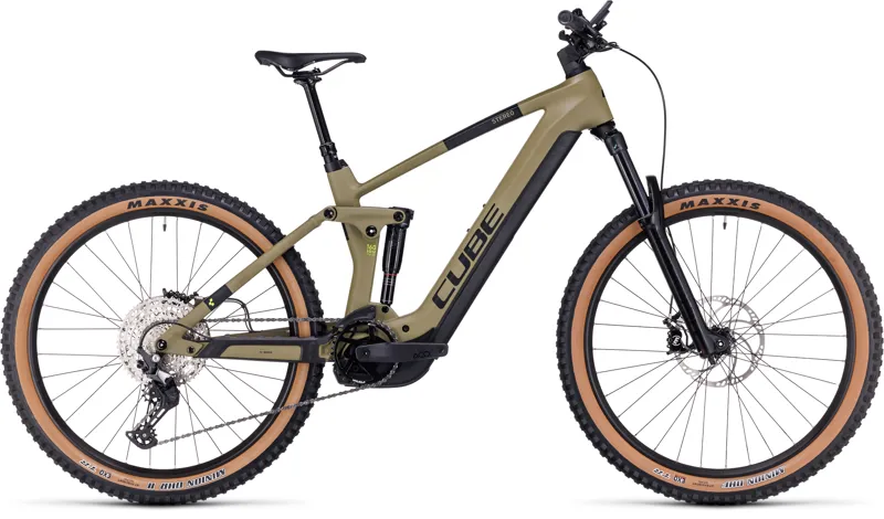 2023 Cube Stereo Hybrid 160 HPC Race 750 27.5Inch Carbon Full-Sus E-MTB - Green