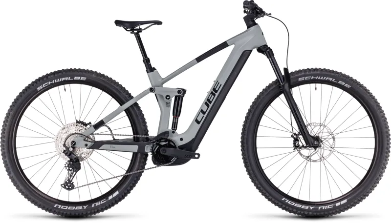 2023 Cube Stereo Hybrid 140 HPC Pro 750 Carbon Full-Sus E-MTB - SwampGrey/Black
