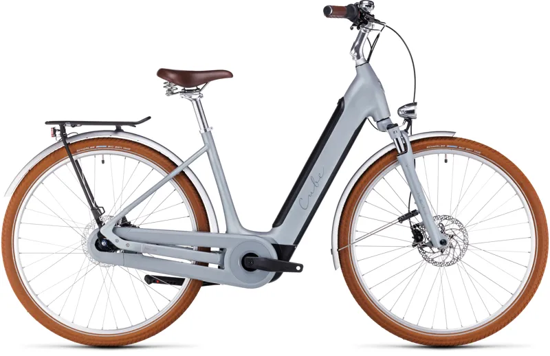 2023 Cube Ella Cruise 500 Hybrid Electric Bike - Metal/Grey