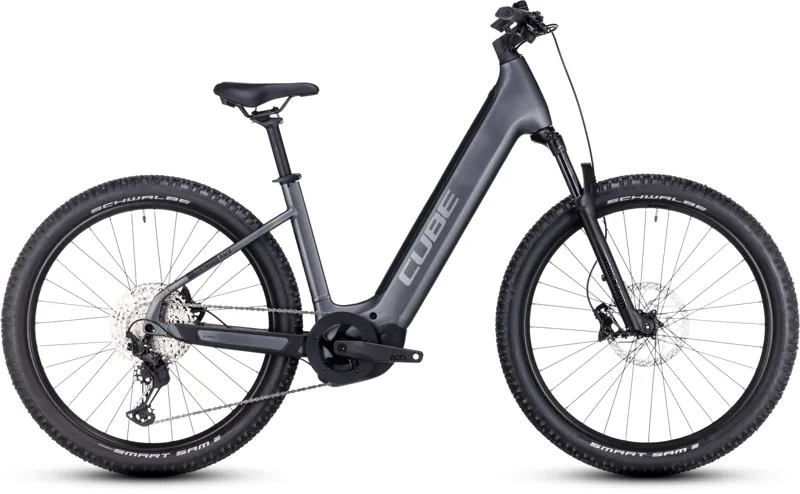 2023 Cube Reaction Hybrid Race 750 Easy Entry Hardtail E-MTB - XL- Grey/Metal