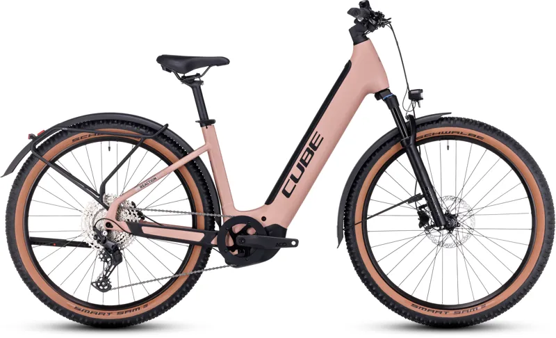 2023 Cube Reaction Hybrid Pro 750 Allroad Easy Entry  Hardtail E-MTB - BlushRose