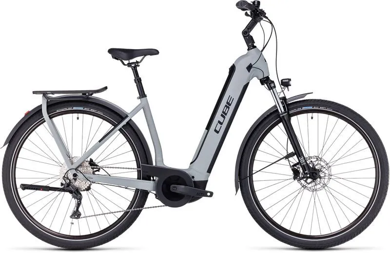2023 Cube Kathmandu Hybrid One 750 Easy Entry - Electric Bike - SwampGrey/Black
