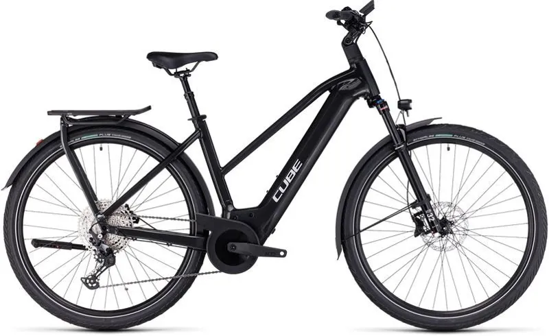 2023 Cube Kathmandu Hybrid EXC 750 Trapeze Electric Bike - Grey/Silver