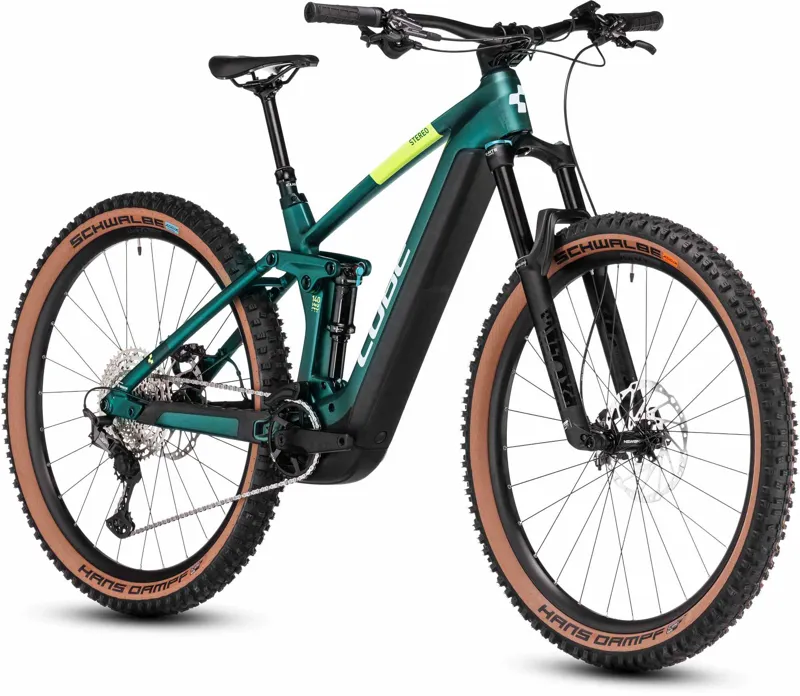 Cube Stereo Hybrid 140 HPC SLX 750 Carbon Full-Sus E-MTB - Goblin/Yellow-1