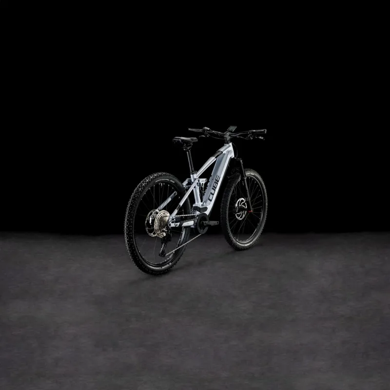 2023 Cube Stereo Hybrid 120 Race 625 Full-Suspension E-MTB - Polar Silver-2