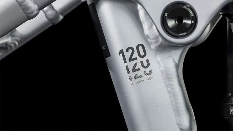 2023 Cube Stereo Hybrid 120 Race 625 Full-Suspension E-MTB - Polar Silver-7